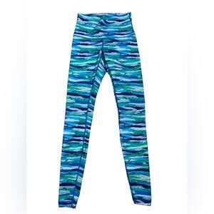 Lululemon size 6 wunder under hi rise seven wonders multi full length leggings